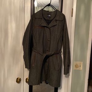 The North Face wool blend insulated jacket